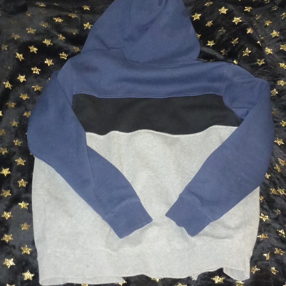 Vans Navy, Black & Gray Hoddie W/ White Checkered Logo - Picture 4 of 6